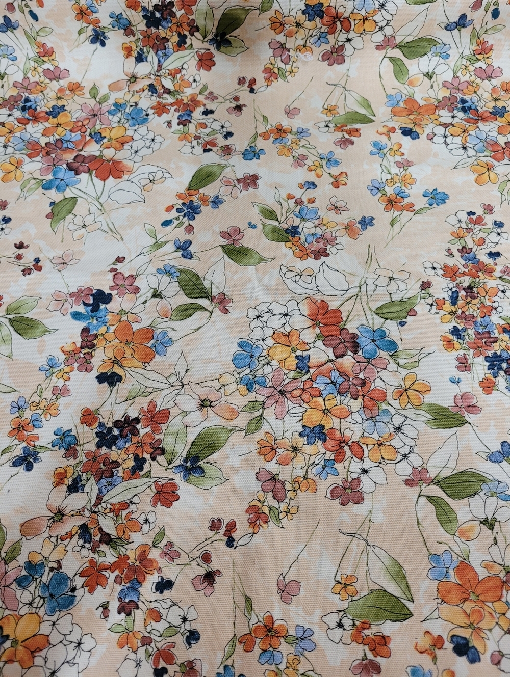 Brother Sister Design Studio Floral Fabric 1 Yard (0875)